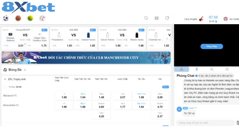 8xbet bóng đá là gì? Giải đáp những thông tin quan trọng dành cho người mới Đăng nhập tài khoản cá cược trên 8xbet