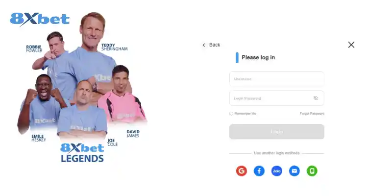 Link 8XBET: Hướng dẫn đăng ký, đăng nhập chi tiết Hướng dẫn đăng nhập trên website